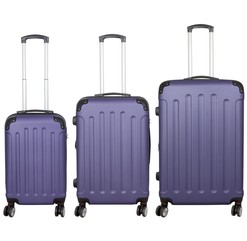 3 delig kofferset Diva Deluxe - Blauw