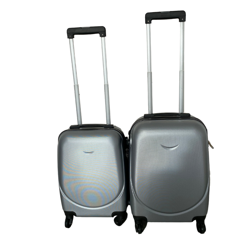 Travelsuitcase Kofferset 2delig ABS in de kleur blauw