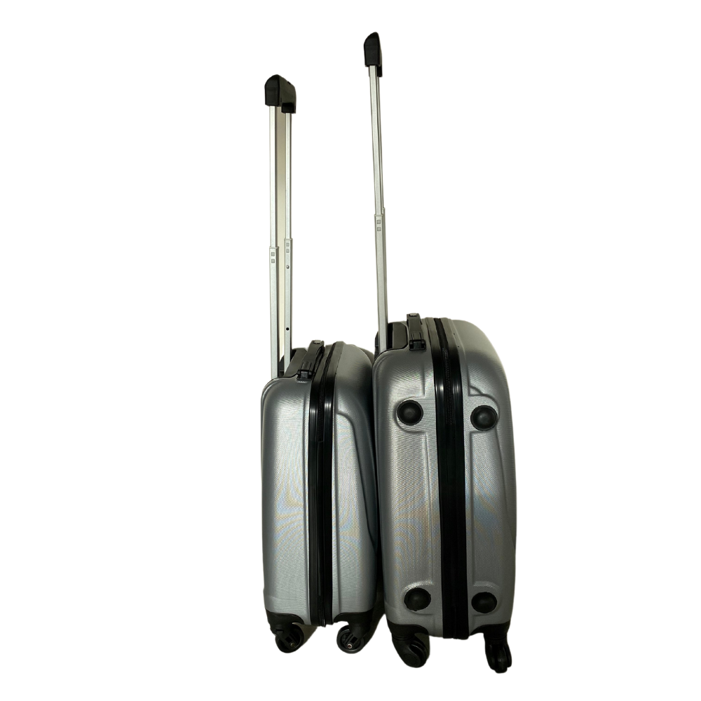 Travelsuitcase Kofferset 2delig ABS in de kleur blauw