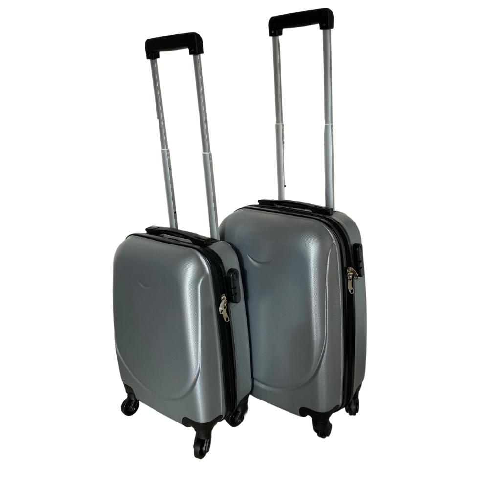 Travelsuitcase Kofferset 2delig ABS in de kleur blauw