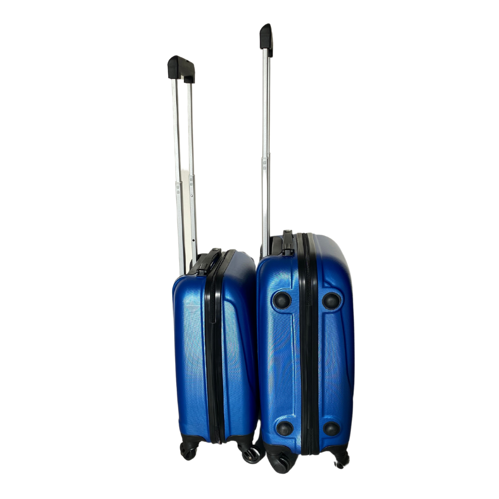 Travelsuitcase Kofferset 2delig ABS in de kleur blauw