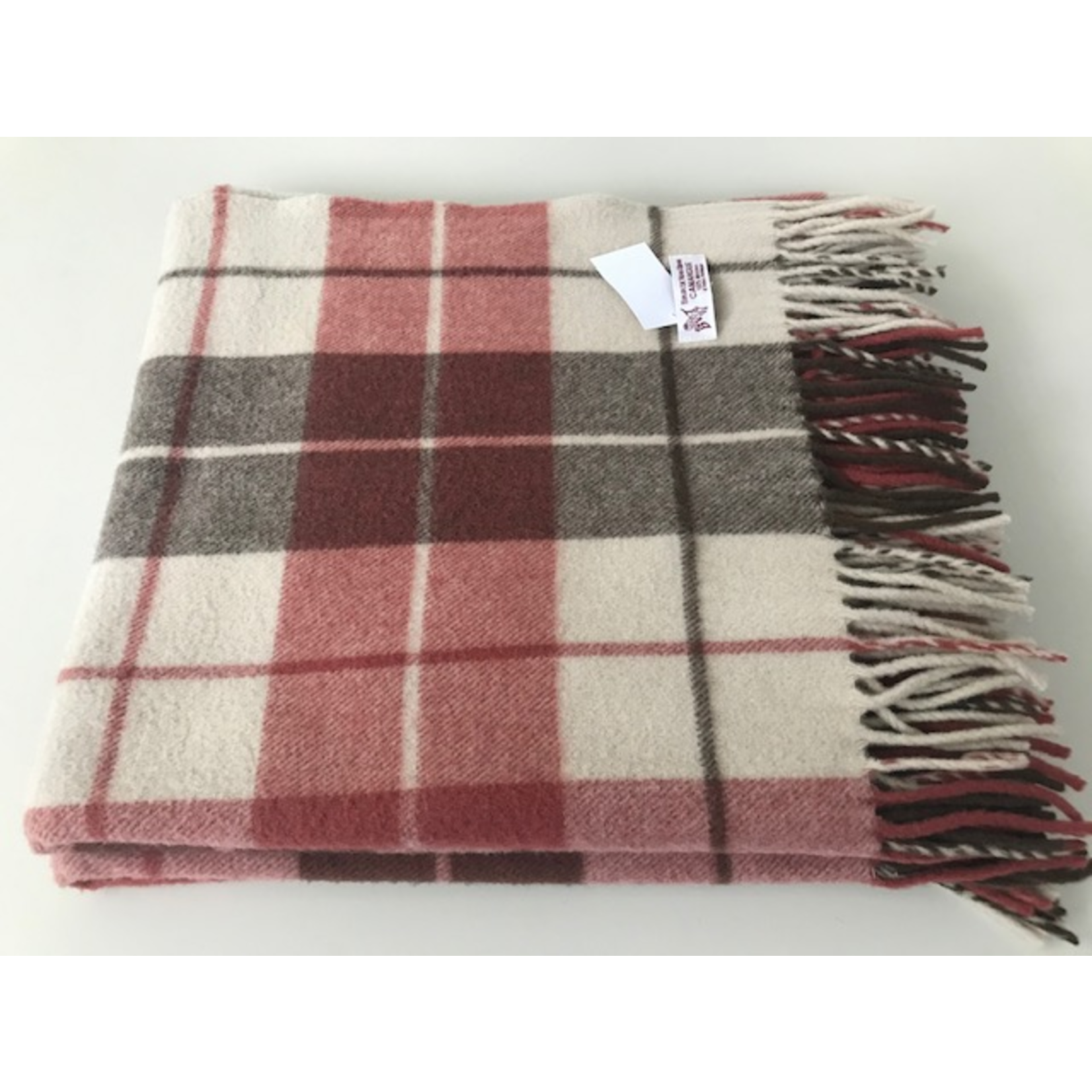 Brun de Vian Plaid Camargue 140 x 180 cm, Sienne