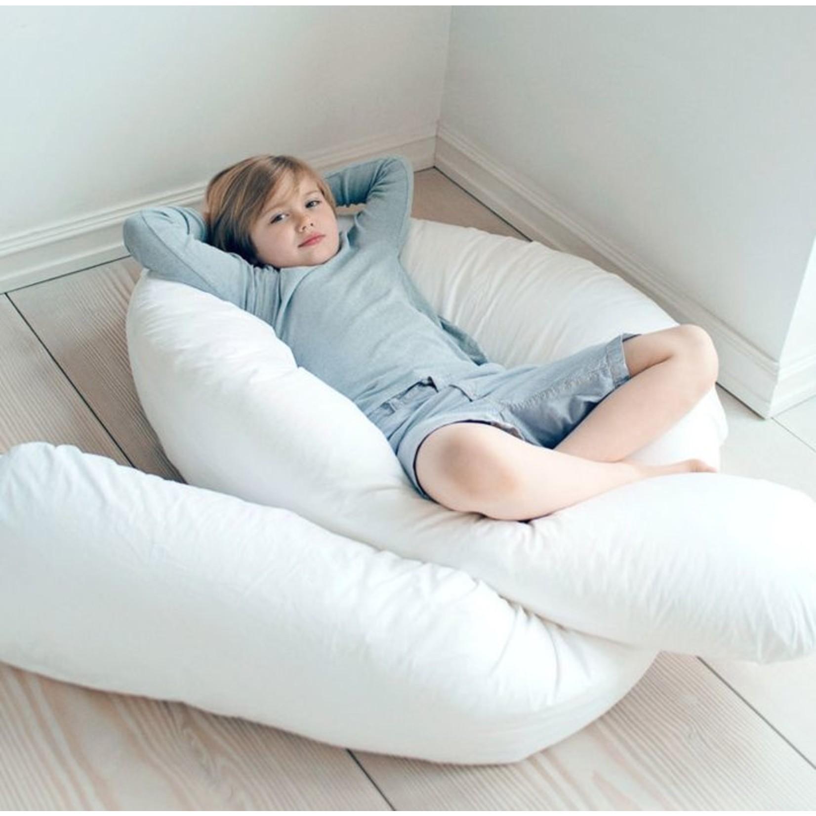 Comfort-U Junior comfortkussen met 1 sloop wit