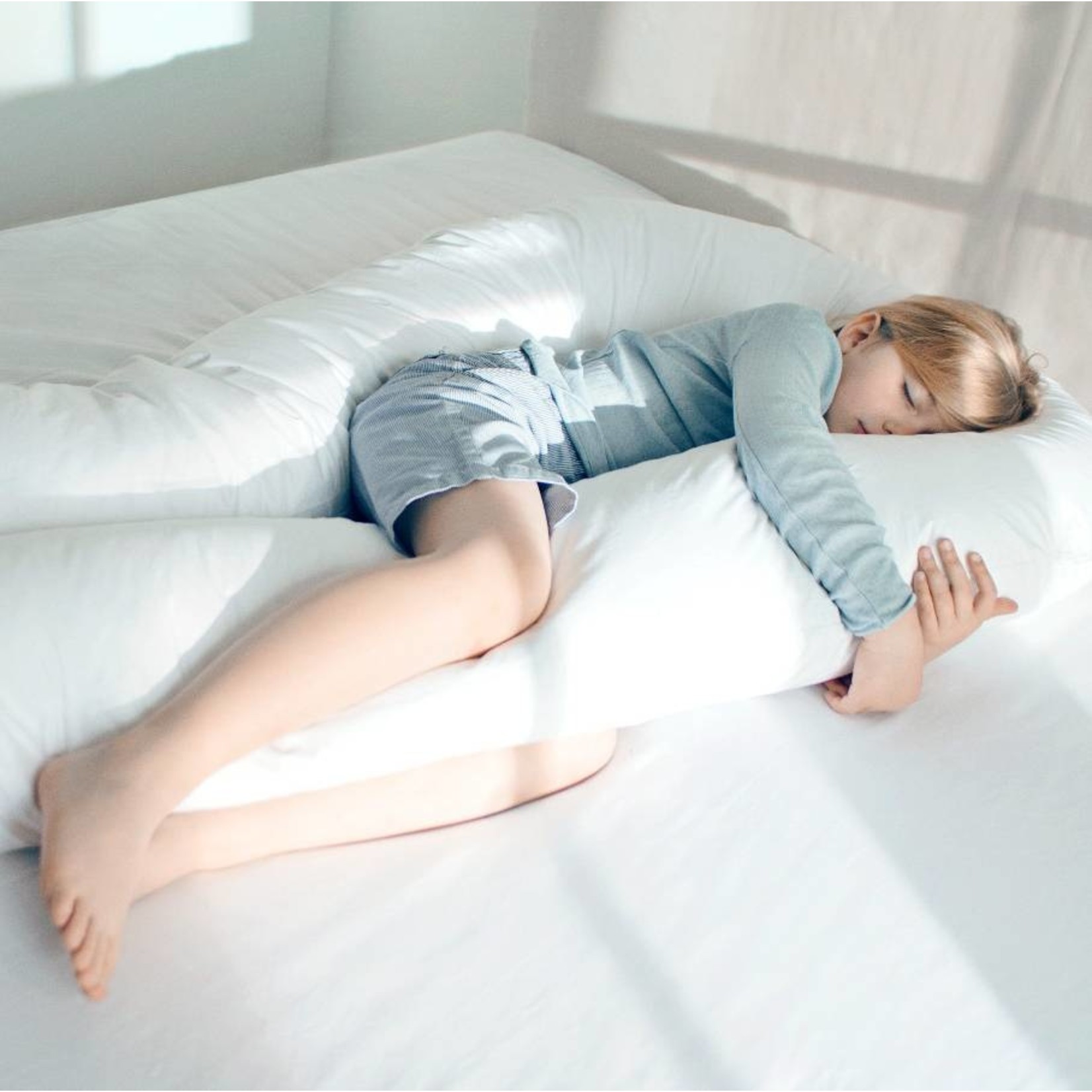 Comfort-U Junior comfortkussen met 1 sloop wit