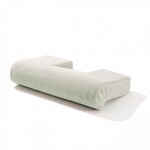 The Pillow Kussensloop The Pillow Velours Standard - wit