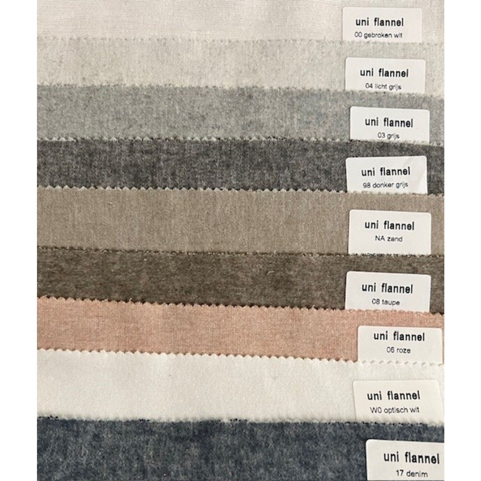 Sognoblu Hoeslaken Sognoblu Flanel White