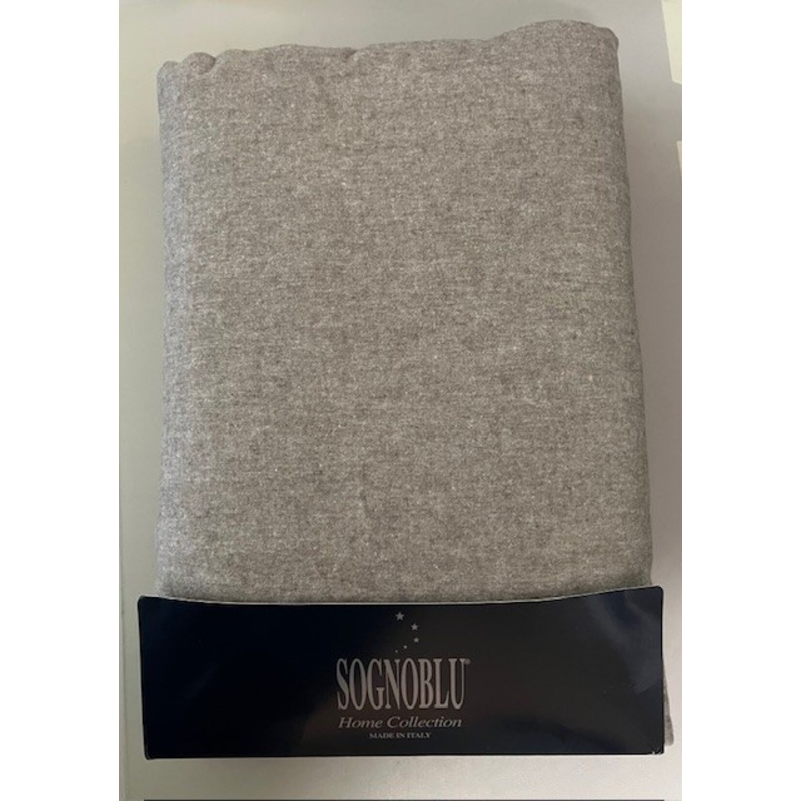 Sognoblu Hoeslaken Sognoblu Flanel Natural