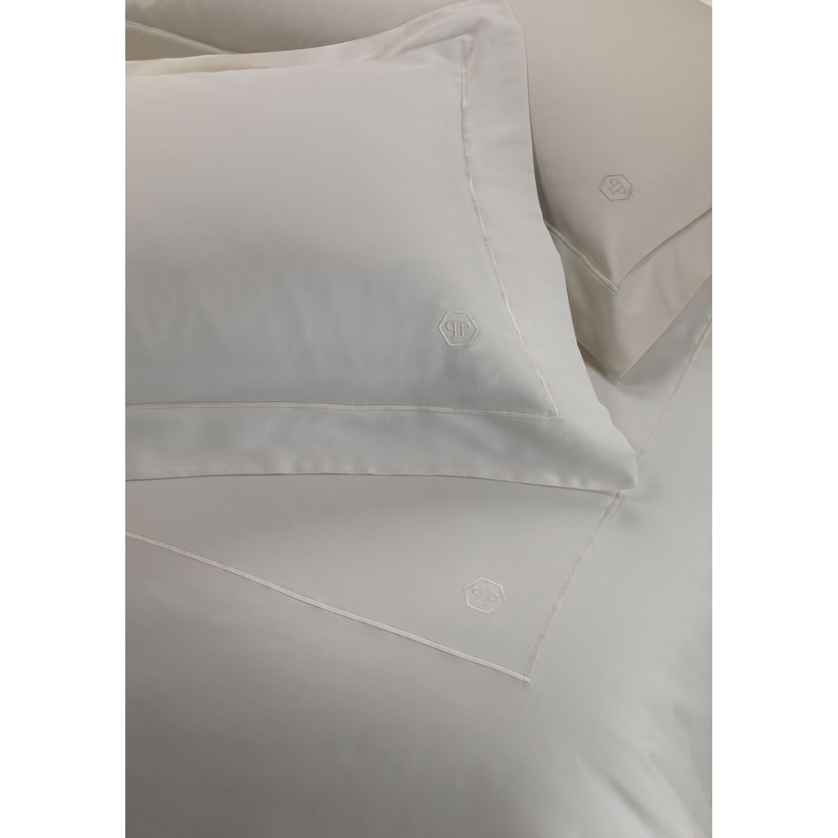 Philipp Plein Dekbedovertrek Philipp Plein Hexagon Ivory