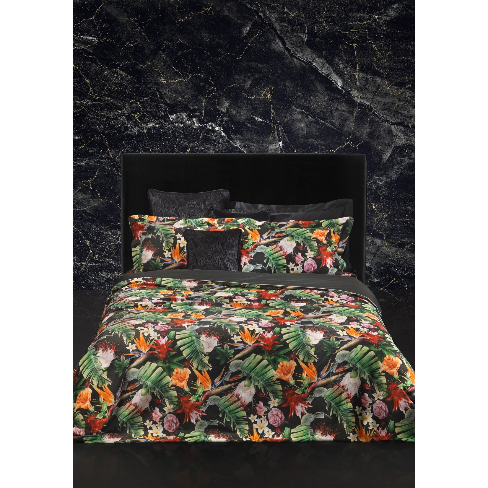 Philipp Plein Dekbedovertrek Philipp Plein Jungle Black