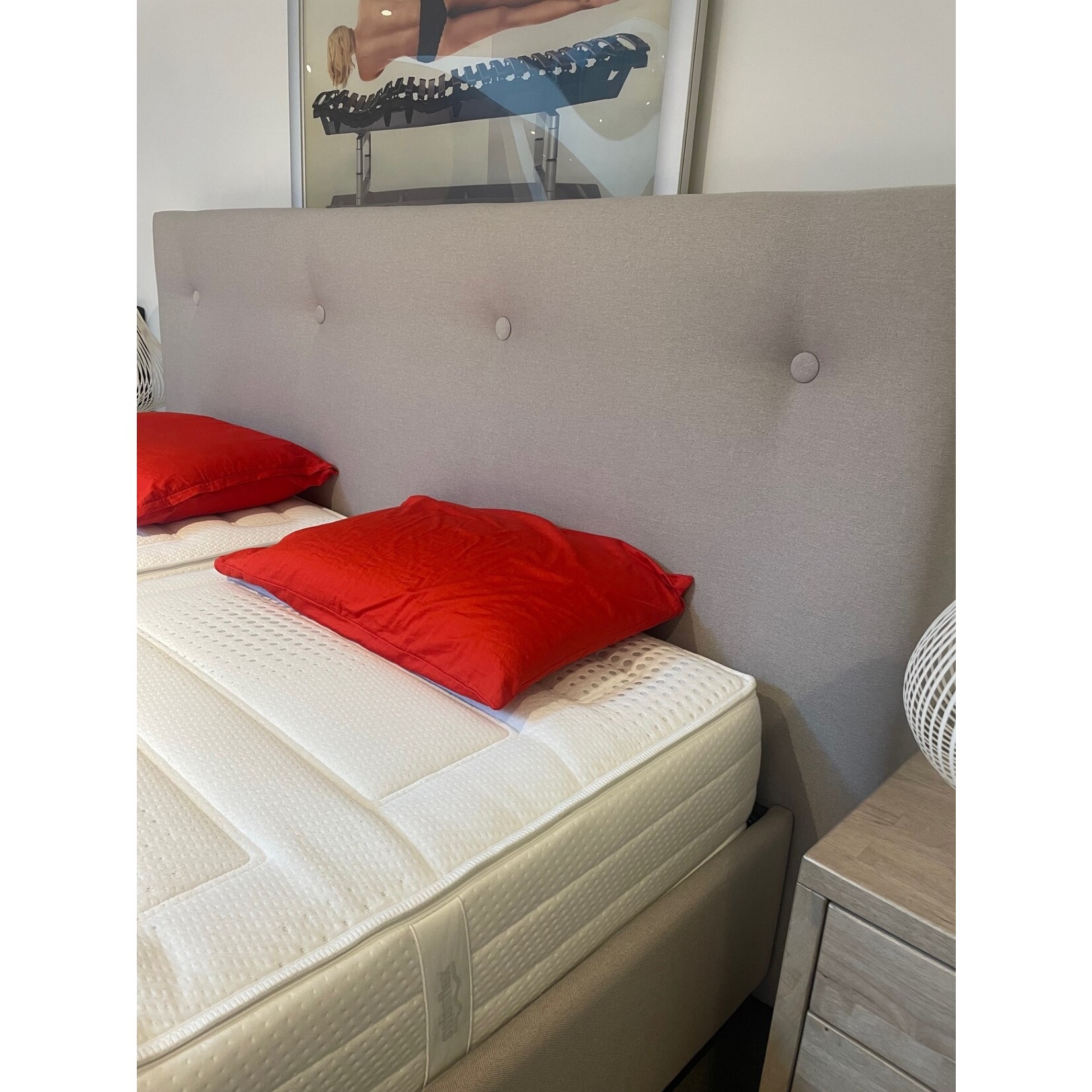 Swissflex Swissflex Click bedkader Madrid, uni 20, versa 24 natuurlatex, 180cm x 200cm
