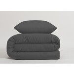 Nomo Dekbedovertrek Nomo Luna Tetra Tencel Charcoal
