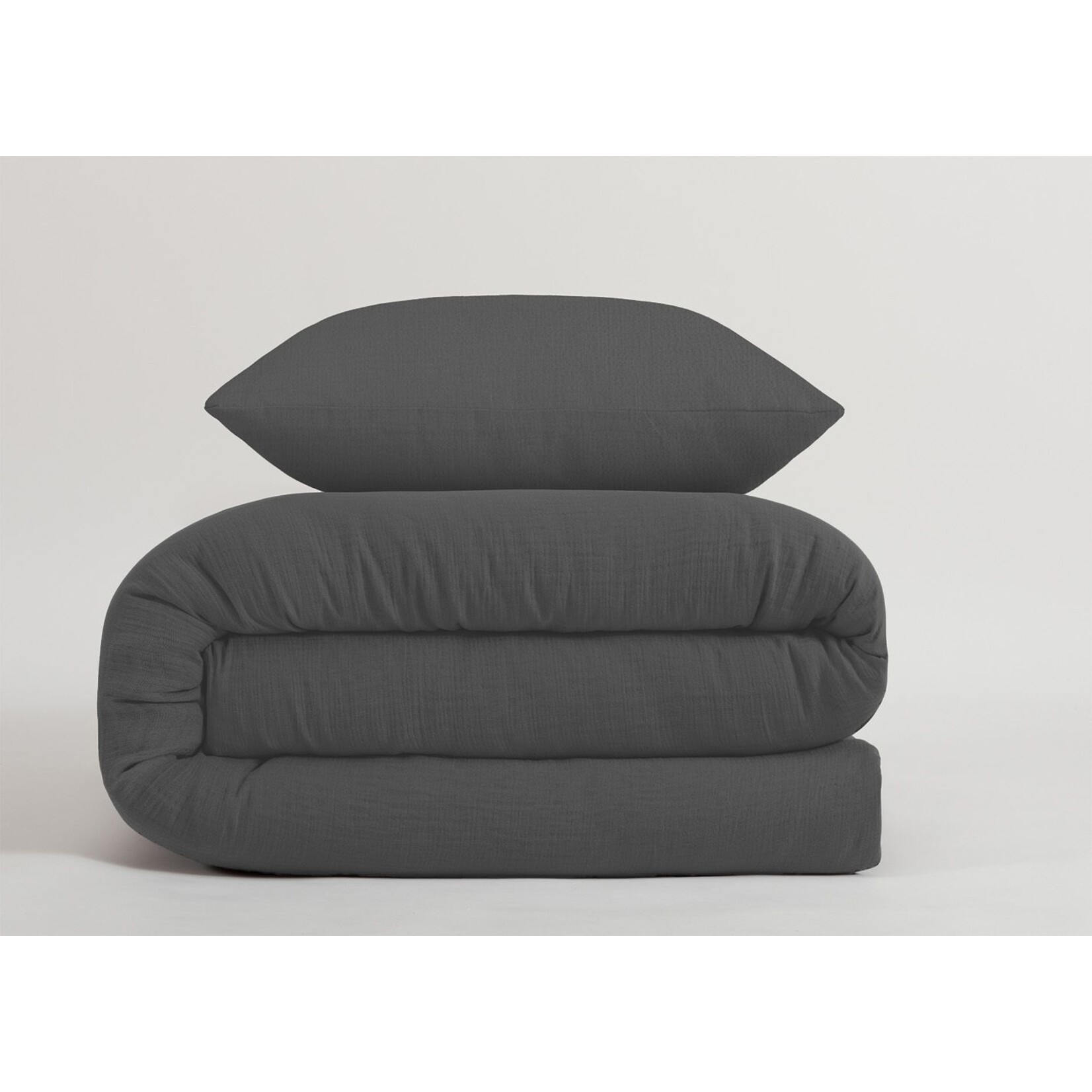 Nomo Dekbedovertrek Nomo  Luna Tetra Tencel Charcoal