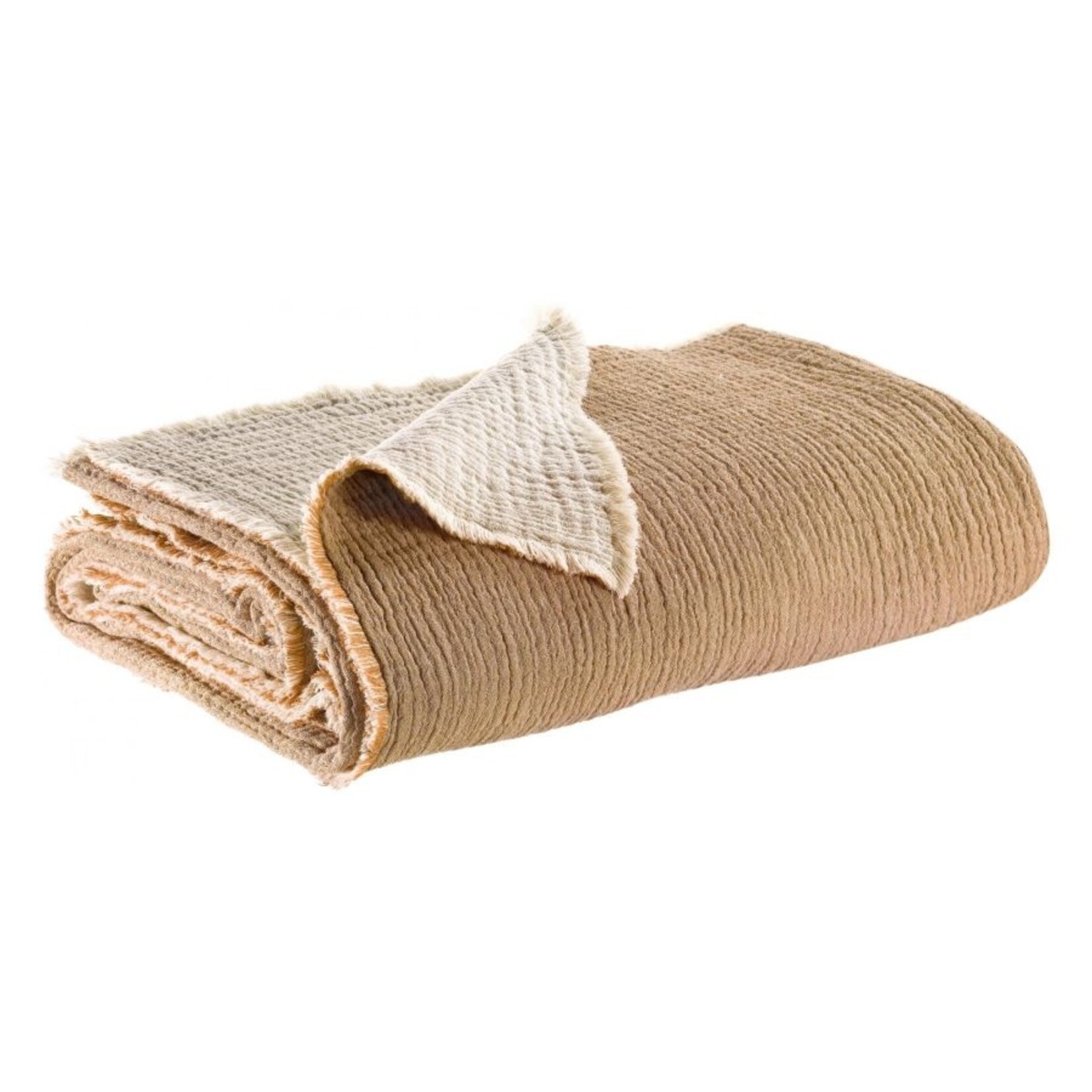 Vivaraise Bedsprei Emilio Cuivre/Naturel