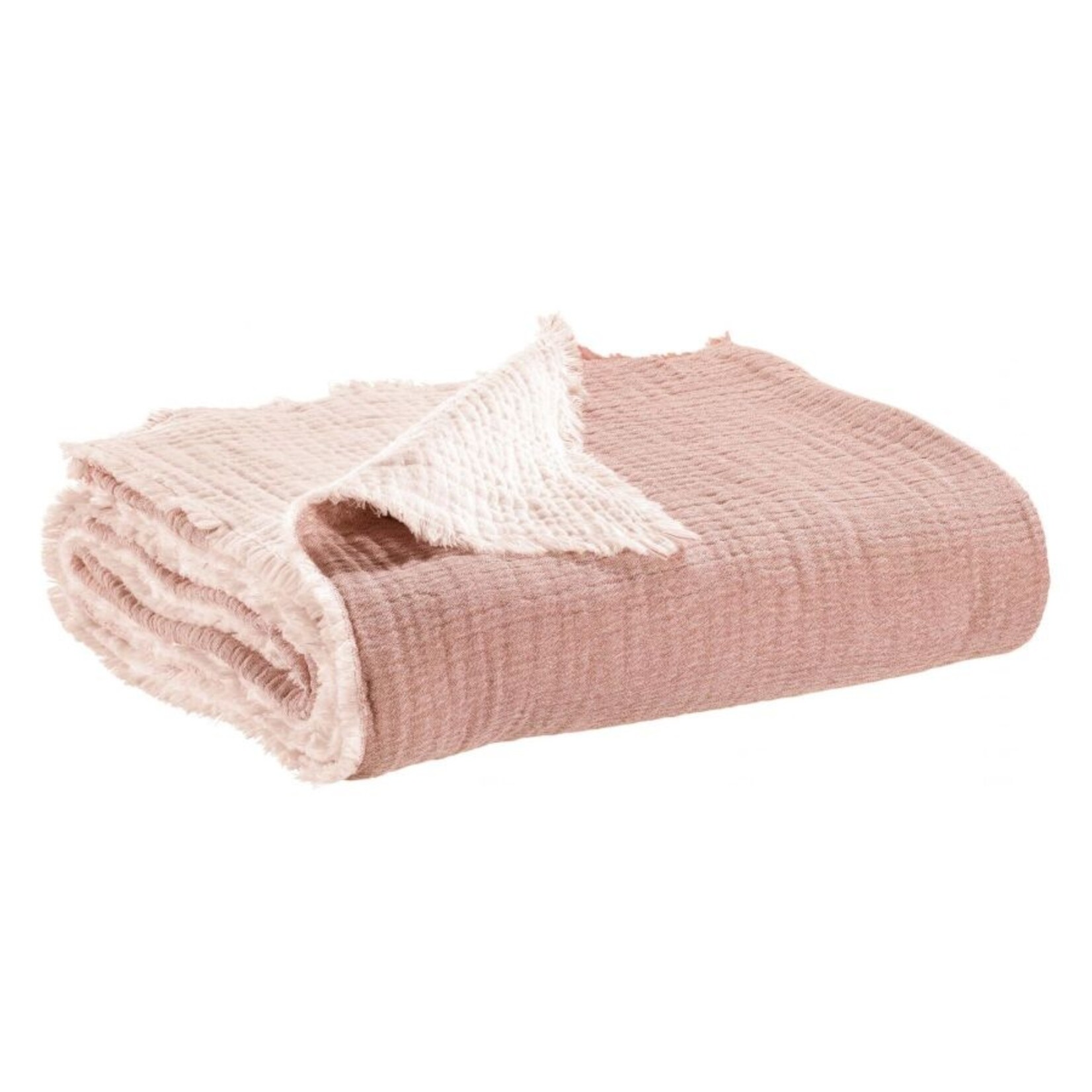 Vivaraise Bedsprei Emilio Terracotta/Blanc