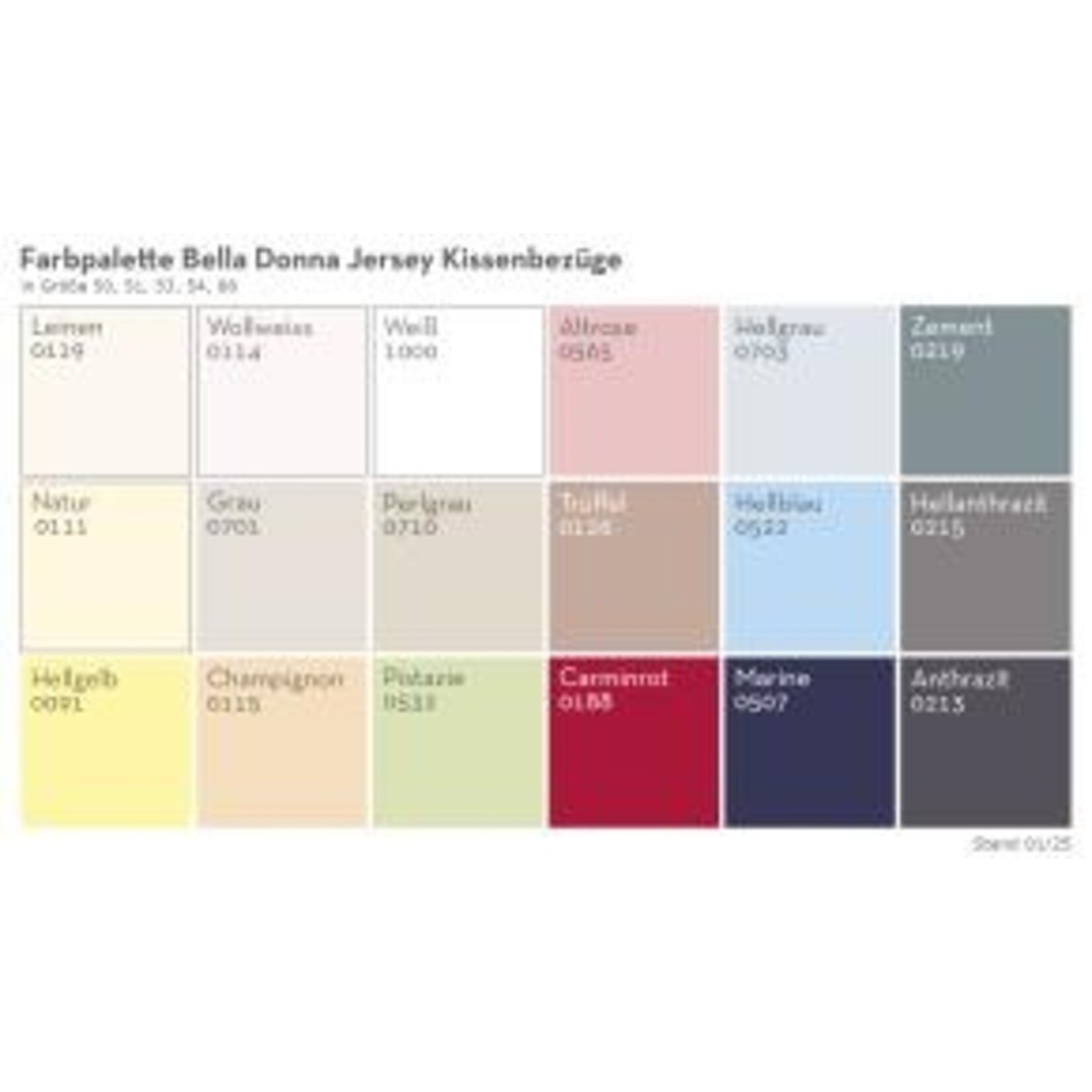 Bella Donna Kussensloop nekrol Bella Donna Jersey 15/40