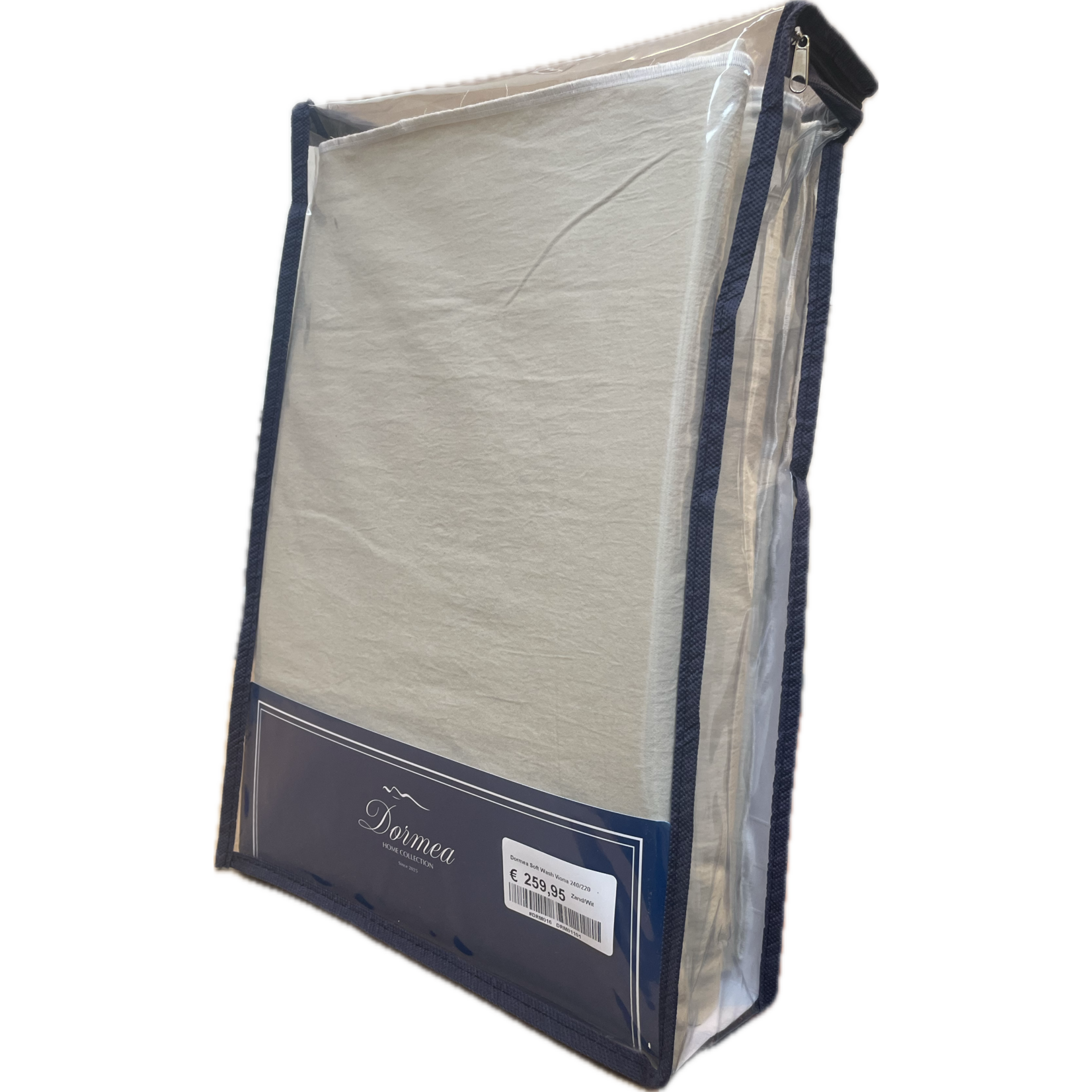 Dormea Dekbedovertrek Dormea Soft Wash Viona Zand/Wit