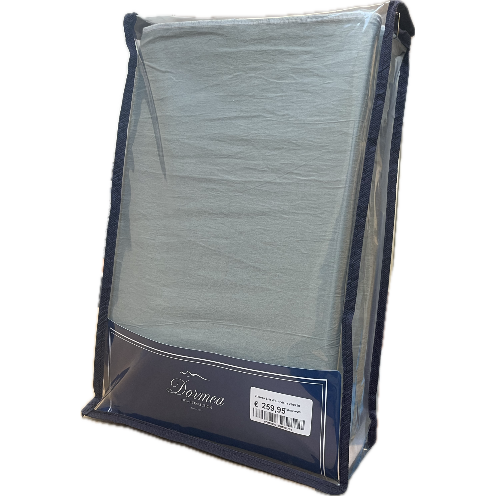 Dormea Dekbedovertrek Dormea Soft Wash Viona Pistache/Wit