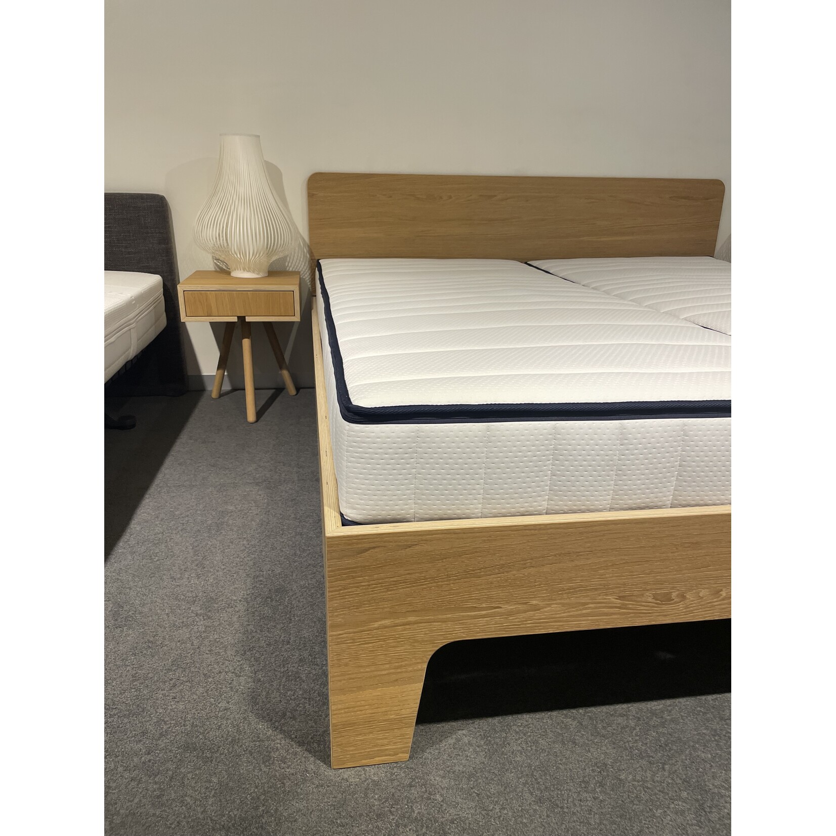 Loof Bedkader Loof Pure Eiken met nachttafels 180cm x 200cm