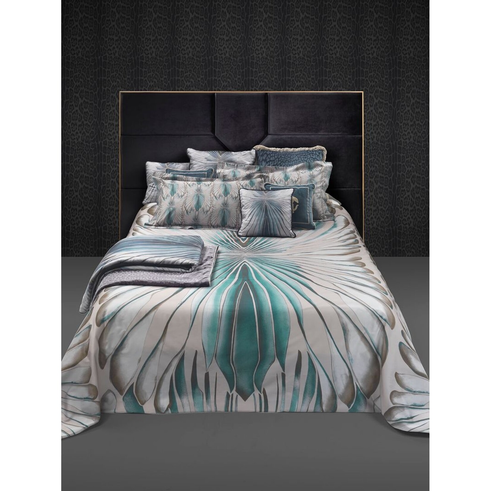 Roberto Cavalli Dekbedovertrek Roberto Cavalli Tigresse Blue