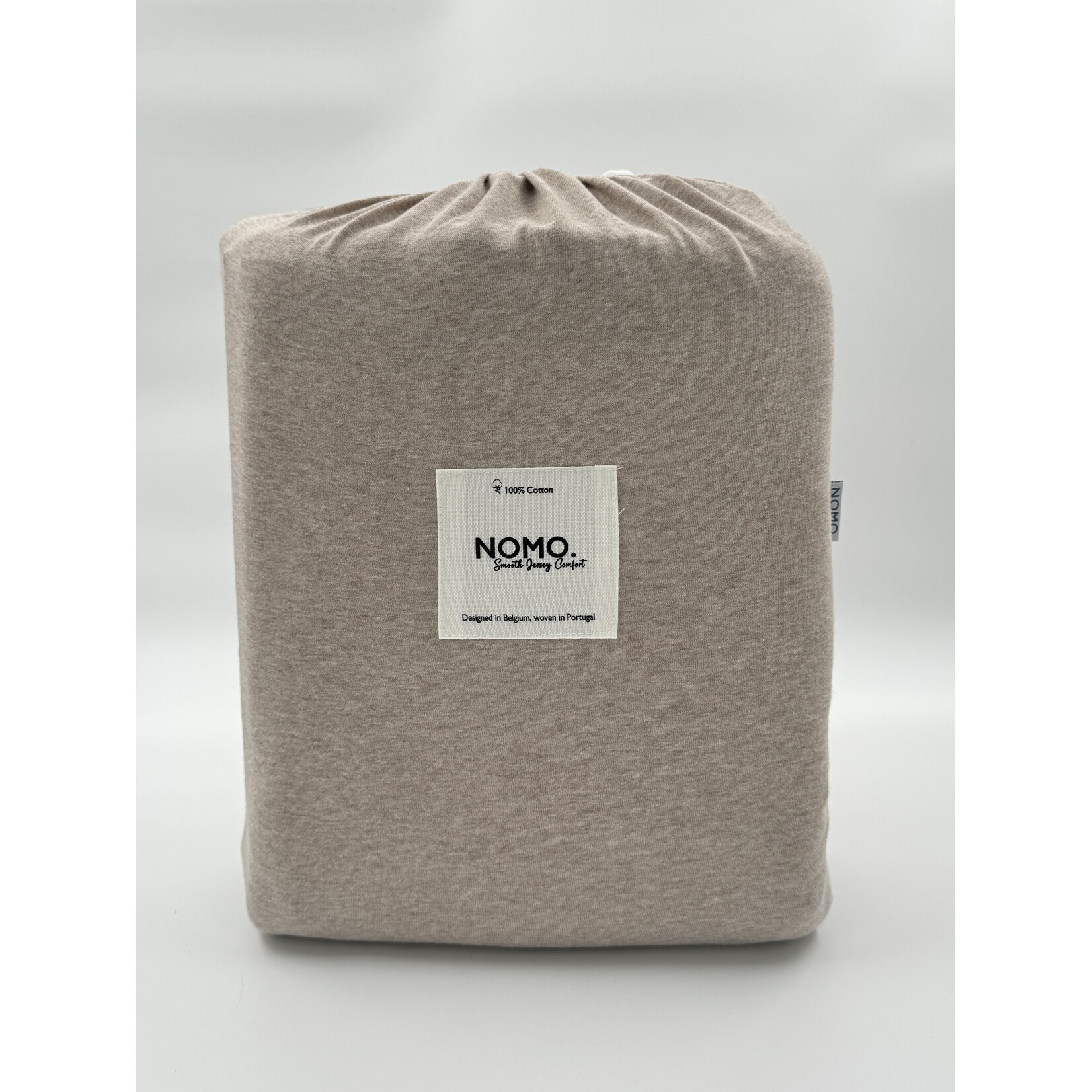 Nomo Dekbedovertrek Nomo Jenn Jersey Beige