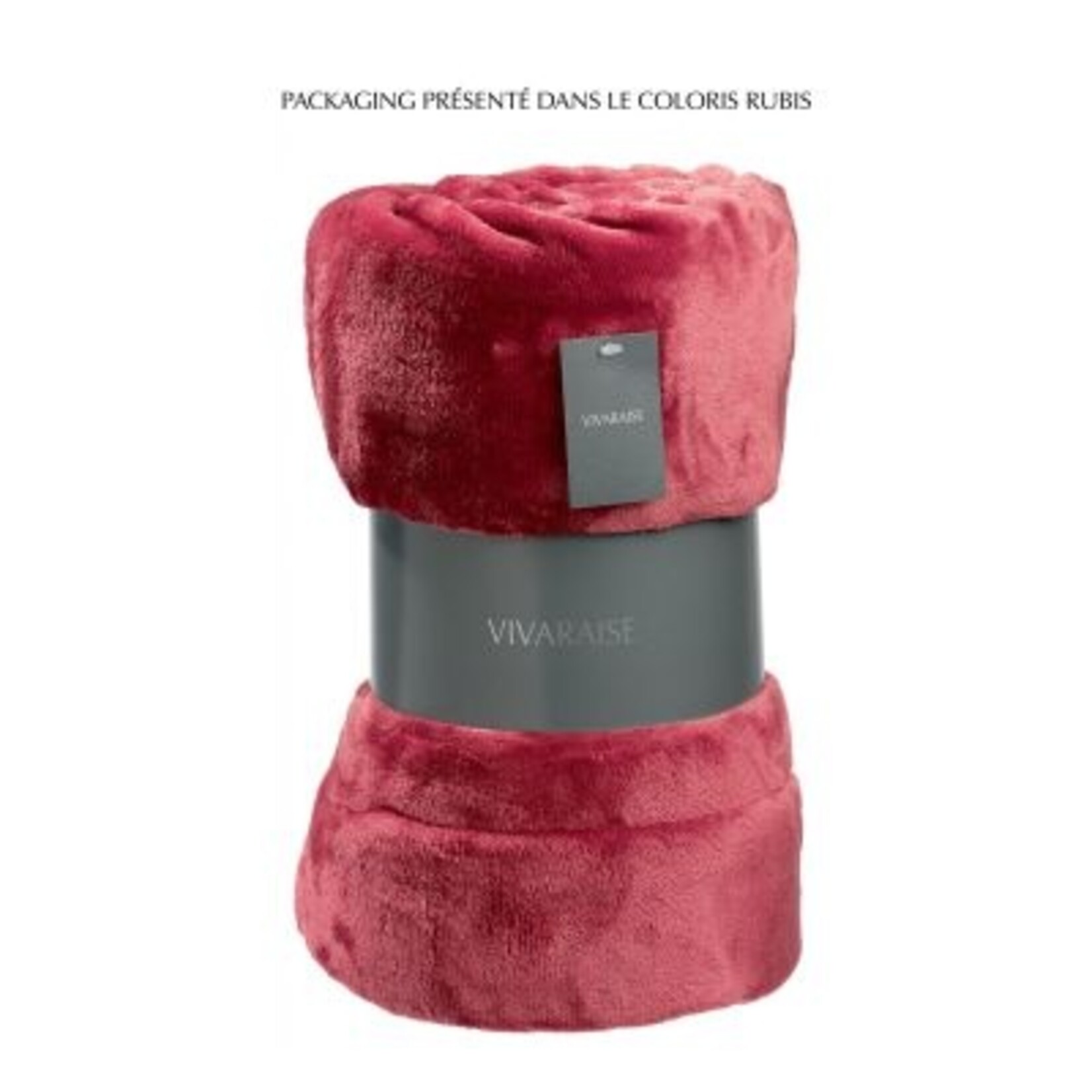 Vivaraise Plaid Tender Rubis 150/200