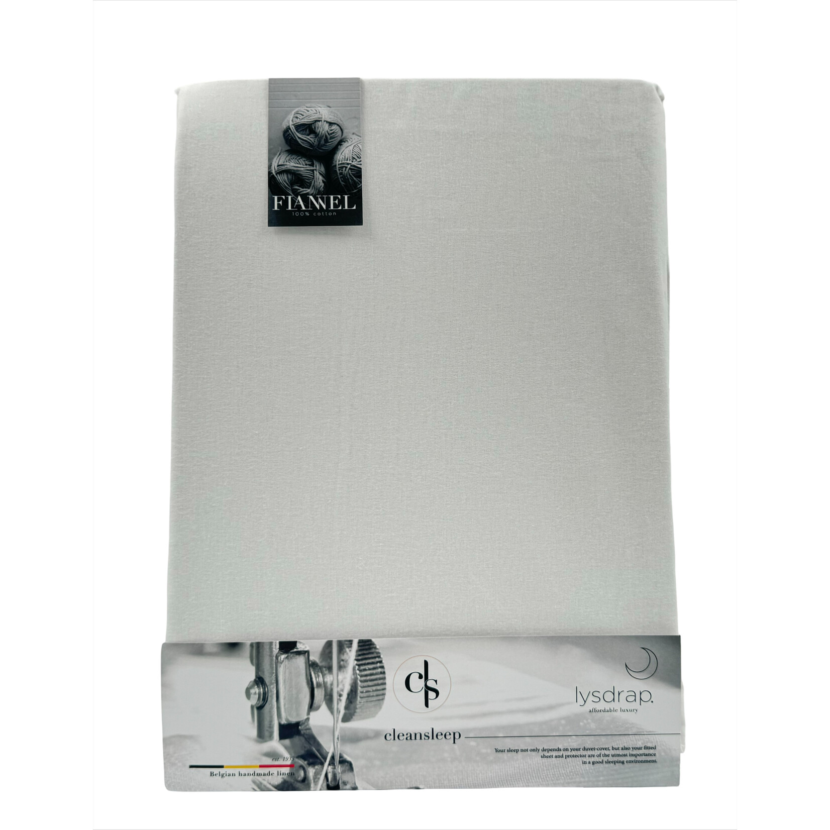 Lysdrap Hoeslaken Lysdrap Flanel Topmatras tot 7cm - Wit