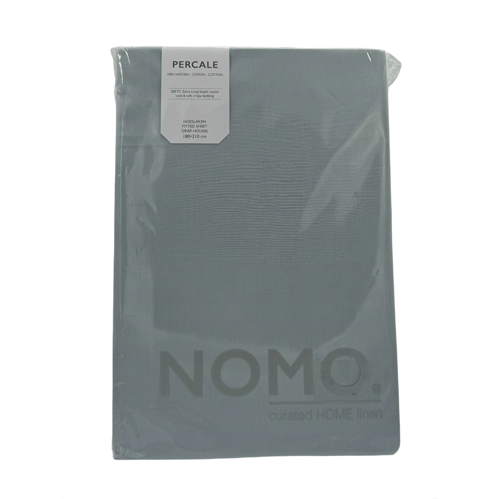 Nomo Hoeslaken Nomo Percale Topdekmatras met 1 split