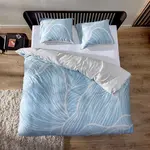 Auping Dekbedovertrek Auping Leafbeat Light Blue