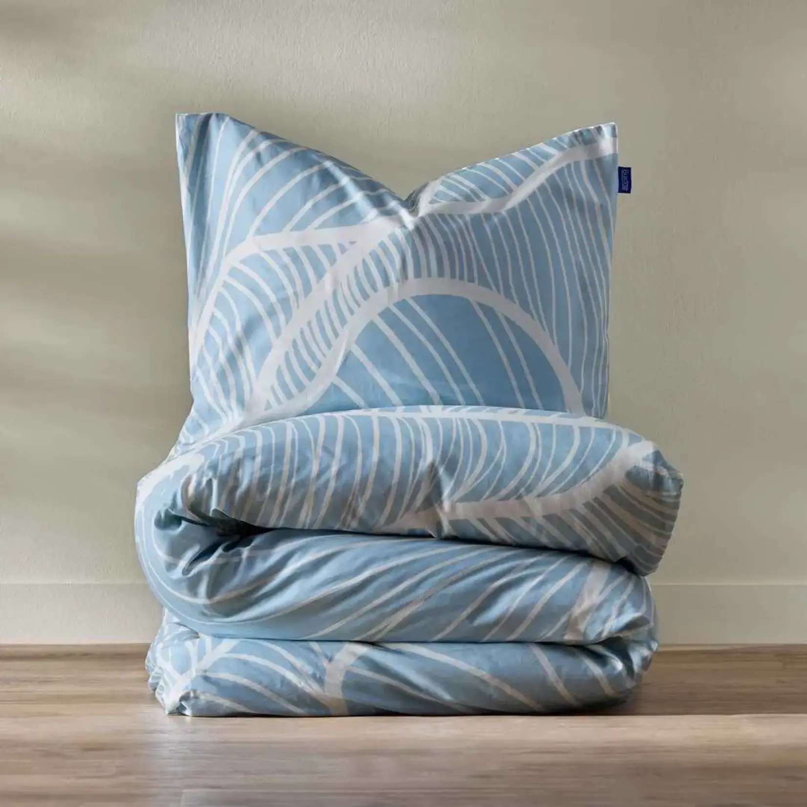 Auping Dekbedovertrek Auping Leafbeat Light Blue