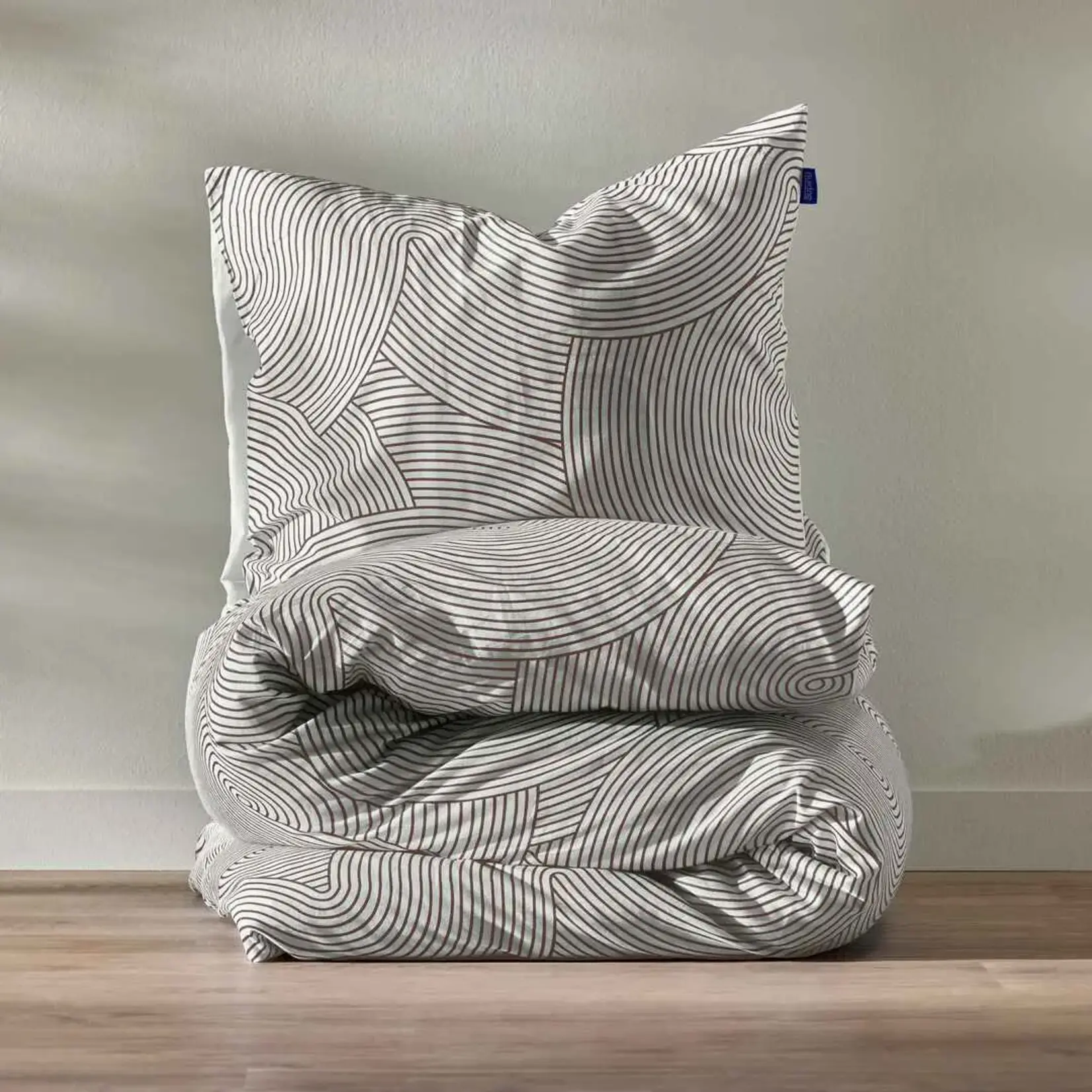 Auping Dekbedovertrek Auping Swoosh Brown