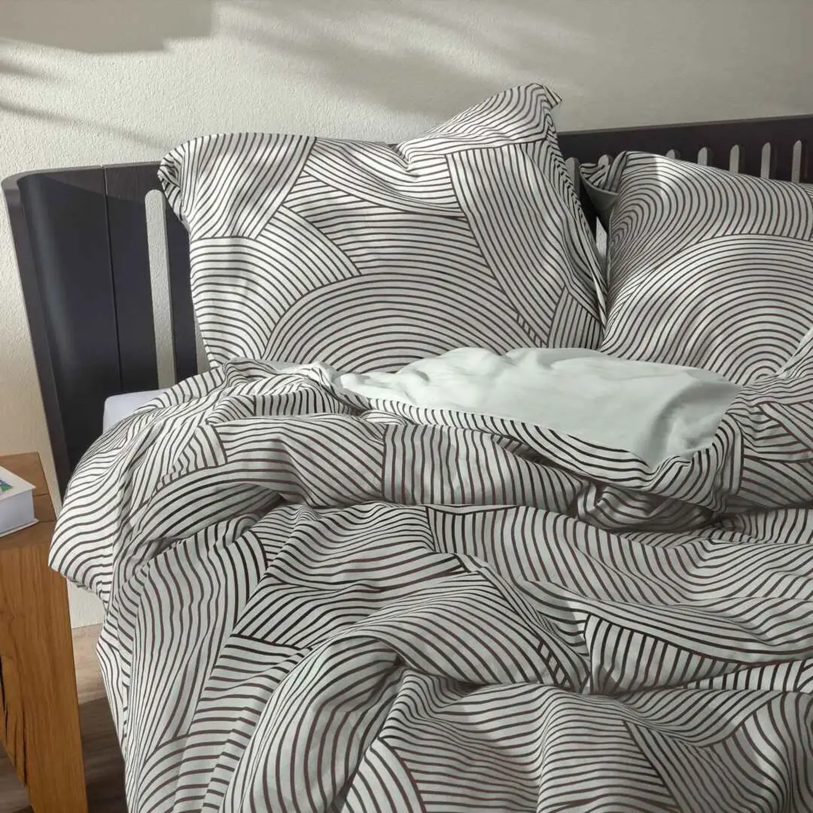 Auping Dekbedovertrek Auping Swoosh Brown