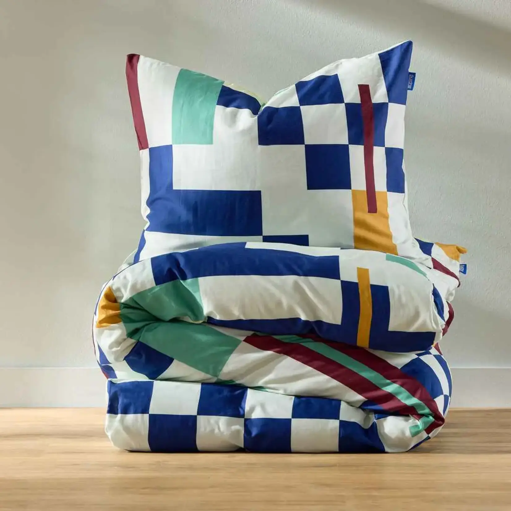 Auping Dekbedovertrek Auping Pixel Poetry Green