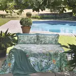 Mirabello Dekbedovertrek Mirabello Green Paradise Verde