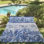 Mirabello Dekbedovertrek Mirabello Green Paradise Blue