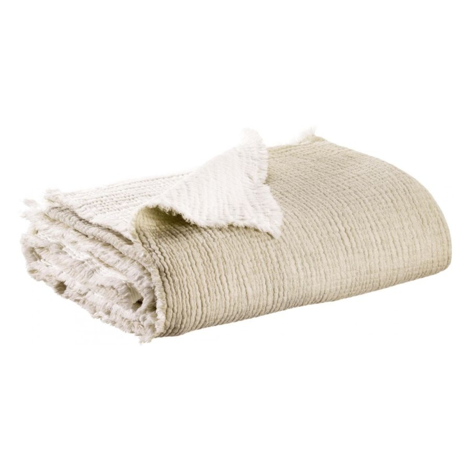 Vivaraise Bedsprei Emilio Naturel/Blanc