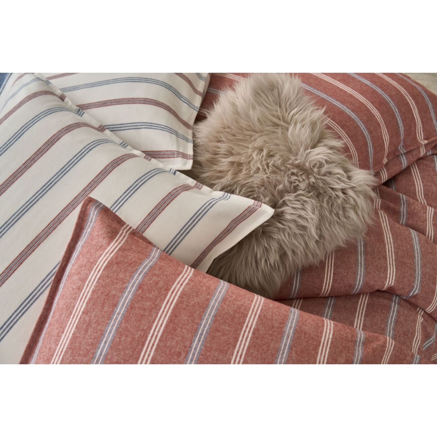 Nomo Dekbedovertrek Nomo Flanel Blyth Offwhite