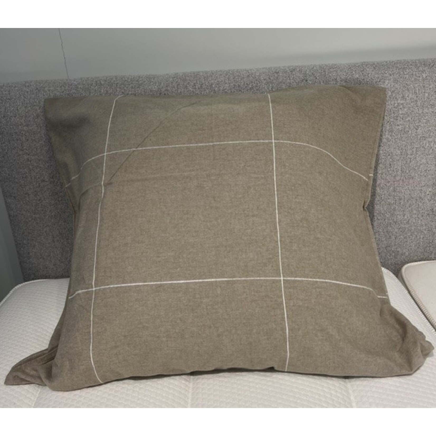 Sognoblu Dekbedovertrek Sognoblu Flanel Quadro Natural