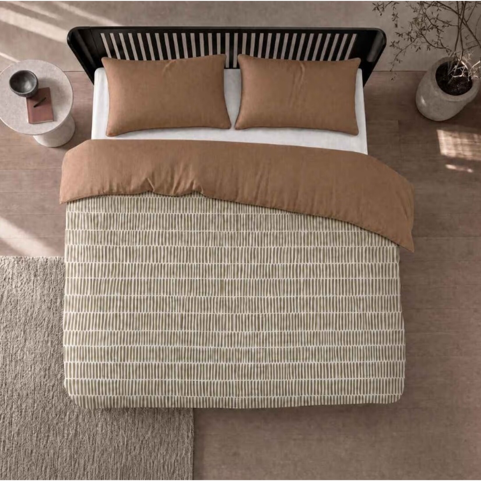 Auping Dekbedovertrek Auping Brush Brown
