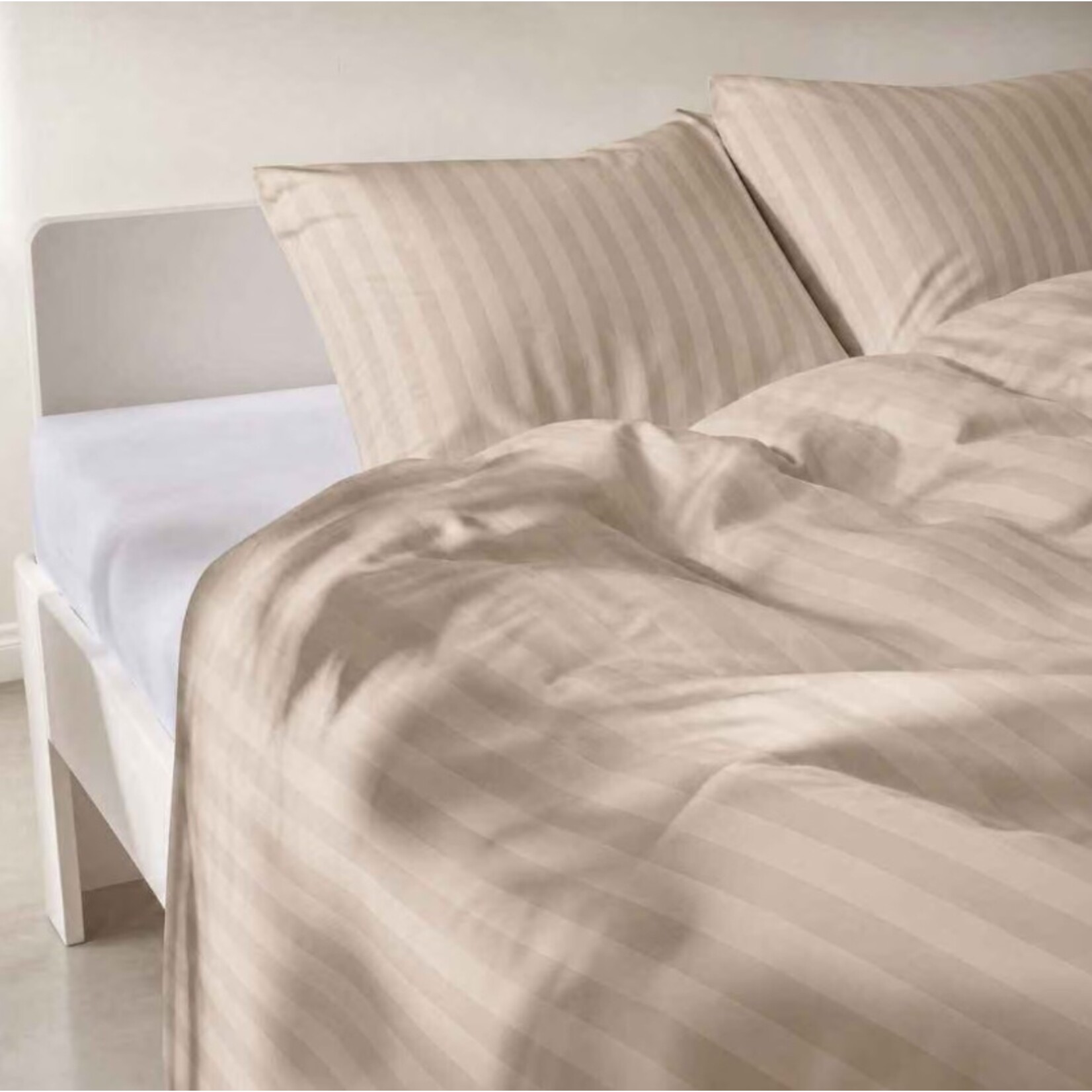 Auping Dekbedovertrek Auping Cotton Stripe Beige