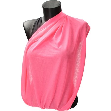 Banzaa BDO Loop Sjaal Van Viscose – Ronde Shawl 80x170cm – Fluorescerend Roze