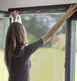 Banzaa Horrengaas voor het raam 130x150cm – 2 stuks Vliegen Gaas – Insecten Buiten de Deur Houden – Zwart