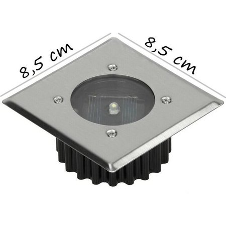 Vernietigen Denk vooruit Uitstralen Alma Garden Inbouwspot voor in de Tuin – 3 Stuks 8,5cm – Solar Grondspot op  Zonne-Energie – Koud wit | Best Deals Online BV