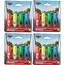 Disney Cars Disney Cars 16x Mini Markeerstiften voor Kinderen | Felle Tekstmarkers in 4 Kleuren voor Jongens | Highlighters | Markers