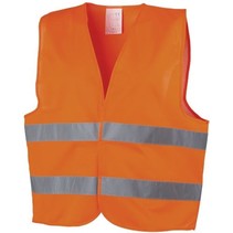 Fluorescerend Oranje Reflecterend Wegenbouw Veiligheidsvest voor Kinderen - One size fits all | Fluorescerend | Veiligheids Vest | Kids Veiligheidshesje | Werkkleding | Hesje voor Klussen | Veiligheid | Pech | Fluor | Werkkleding en Bescherming