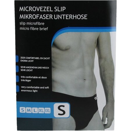 Banzaa Microvezel Slip Gevoerd voor Heren maat S Grijs – 30x24cm | Onderbroek voor Mannen Katoen | Ondergoed