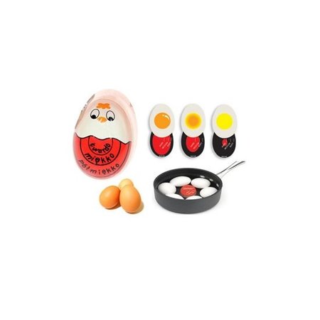Banzaa Timer Ei Kleur Veranderende Wekker Rood – 5cm | Eiertimer | Eierkoker | Keuken Gadget