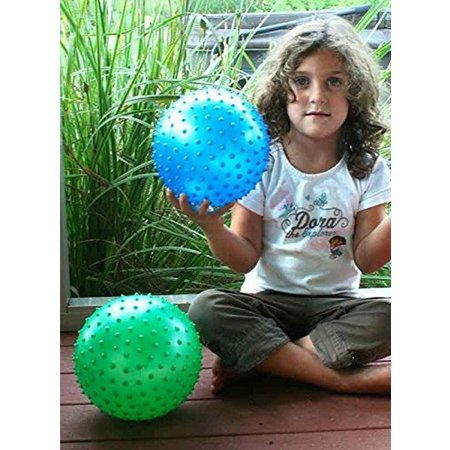 Banzaa Educatieve Stekelige Bal voor Baby en Kinderen - 19cm | Educatief Speelgoed voor Verbeterde Motoriek en Sensorische Stimulatie | Motorische Vaardigheden | Massagebal – Geel