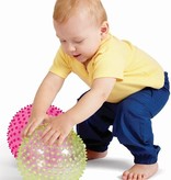 Banzaa Educatieve Stekelige Bal voor Baby en Kinderen - 19cm | Educatief Speelgoed voor Verbeterde Motoriek en Sensorische Stimulatie | Motorische Vaardigheden | Massagebal – Geel