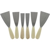 Plamuurmessen Set - 6 stuks - 3/5/7 cm