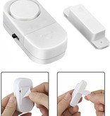 Banzaa Draadloos Mini-Alarm met Bewegingssensor - 1 Stuks - 95 dB - Inclusief Batterijen en Montageset | Magnetisch Deur en Raam Sensor Alarmsysteem | Woningbeveiliging | Waarschuwings Alarm Tegen Inbrekers en Indringers